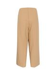 Soaked In Luxury Corinne Cropped Wide Leg Trousers, Travertine