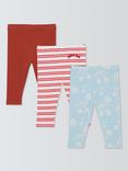 John Lewis Baby Leggings, Pack of 3, Multi