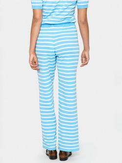 Saint Tropez Mila Stripe Trousers - view 2, Ethereal Blue Ice