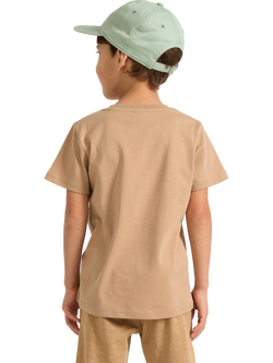 Lindex Kids' Cotton Racing Car Print T-Shirt, Light Dusty Beige - view 2, Light Dusty Beige