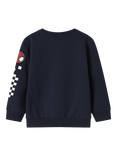 NAME IT Kids' Cotton Spiderman Jumper, Navy Blzer