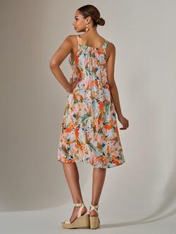 Jolie Moi A-Line Smock Pocket Dress, Multi - view 2, Multi