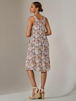 Jolie Moi A-Line Pocket Smock Dress, Multi - view 2, Multi