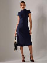 Hobbs Trina Knit Dress, Hobbs Navy