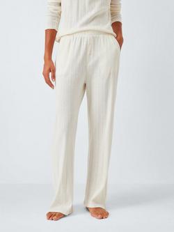 John Lewis Pointelle Knit Pyjama Bottoms, Ivory