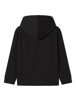 NAME IT Kids' Cotton Blend One Piece Anime Hooded Sweatshirt, Black - view 2, Black