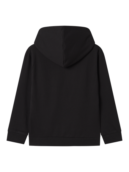 NAME IT Kids' Cotton Blend One Piece Anime Hooded Sweatshirt, Black - view 2, Black