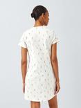 John Lewis Sprig Notch Neck Nightdress, Ivory