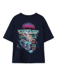 NAME IT Kids' Cotton Short Sleeved Fortnite T-Shirt, Navy Blazer