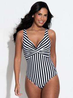 Pour Moi Indonesia Twist Tummy Control Swimsuit, Mono - view 2, Mono