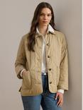 Ralph Lauren Quilted Button Coat, Tan