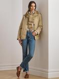 Ralph Lauren Quilted Button Coat, Tan