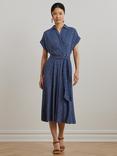 Lauren Ralph Lauren Fratillio Shirt Dress, Blue/White