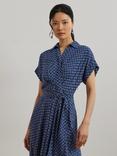 Lauren Ralph Lauren Fratillio Shirt Dress, Blue/White