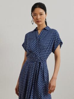 Lauren Ralph Lauren Fratillio Shirt Dress, Blue/White - view 2, Blue/White