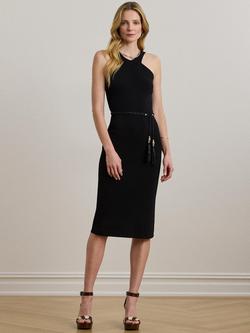 Lauren Ralph Lauren Paitman Halterneck Dress, Black, Black