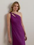 Lauren Ralph Lauren Taneka Asymmetric Dress, Purple