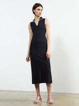 Reiss Daniella Sleeveless Ruched Maxi Dress, Black, 6