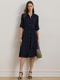 Lauren Ralph Lauren Karalynn Belted Shirt Dress, Lauren Navy