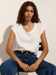 Baukjen Catherine Pure Organic Cotton T-Shirt, Pure White