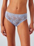 John Lewis Helenca Bikini Knickers, Pack of 3, Blues