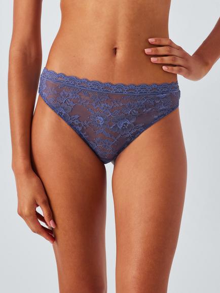 John Lewis Helenca Thong, Pack of 3 - view 2, Blues