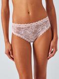 John Lewis Helenca Bikini Knickers, Pack of 3, Pinks