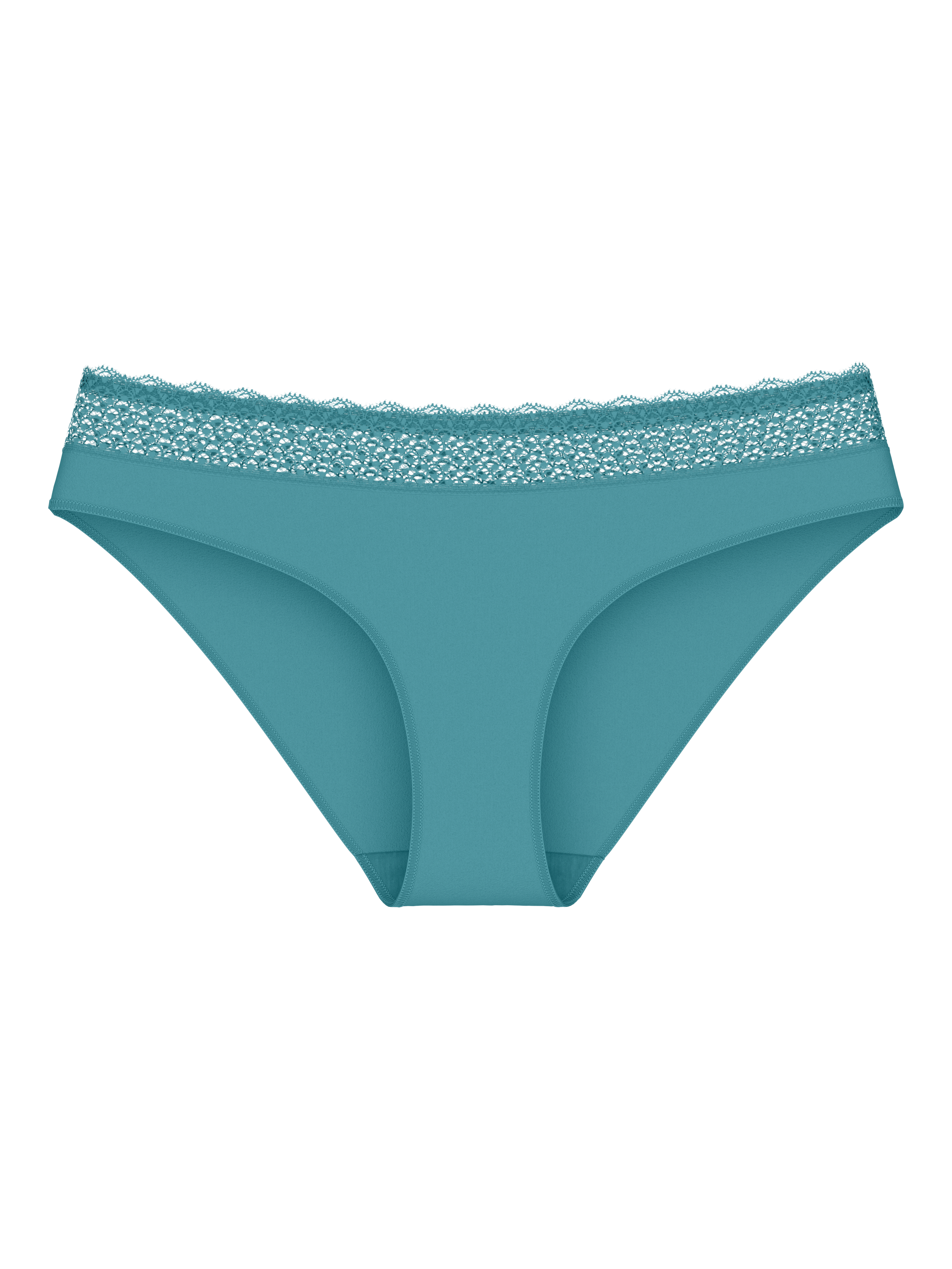 Product image 1 of 5, which shows Triumph Feel of Modal Tai Knickers, Turquoise, S