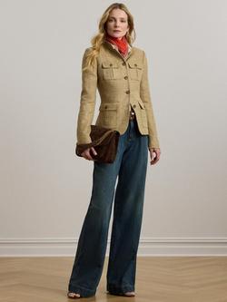 Lauren Ralph Lauren Kirahn Wide Leg Jeans, Blue, Blue