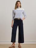 Lauren Ralph Lauren Yurshane Stretch Wide Leg Cropped Chinos