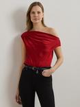 Lauren Ralph Lauren Kinthea Satin Top, Madison Red