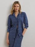 Lauren Ralph Lauren Kristy Graphic Shirt, Blue/White
