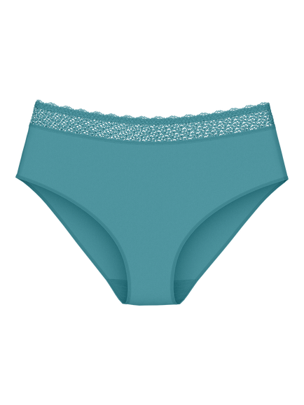 Triumph Feel of Modal Midi Knickers, Turquoise