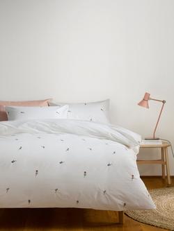 John Lewis Berkeley Floral Duvet Cover Set - view 2, White