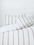 John Lewis Lanark Cotton/Linen Blend Bedding, Green Avocado