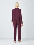 John Lewis Willow Lace Trim Pyjama Set, Fig