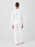 John Lewis Scallop Trim Long Pyjama Set, Ivory