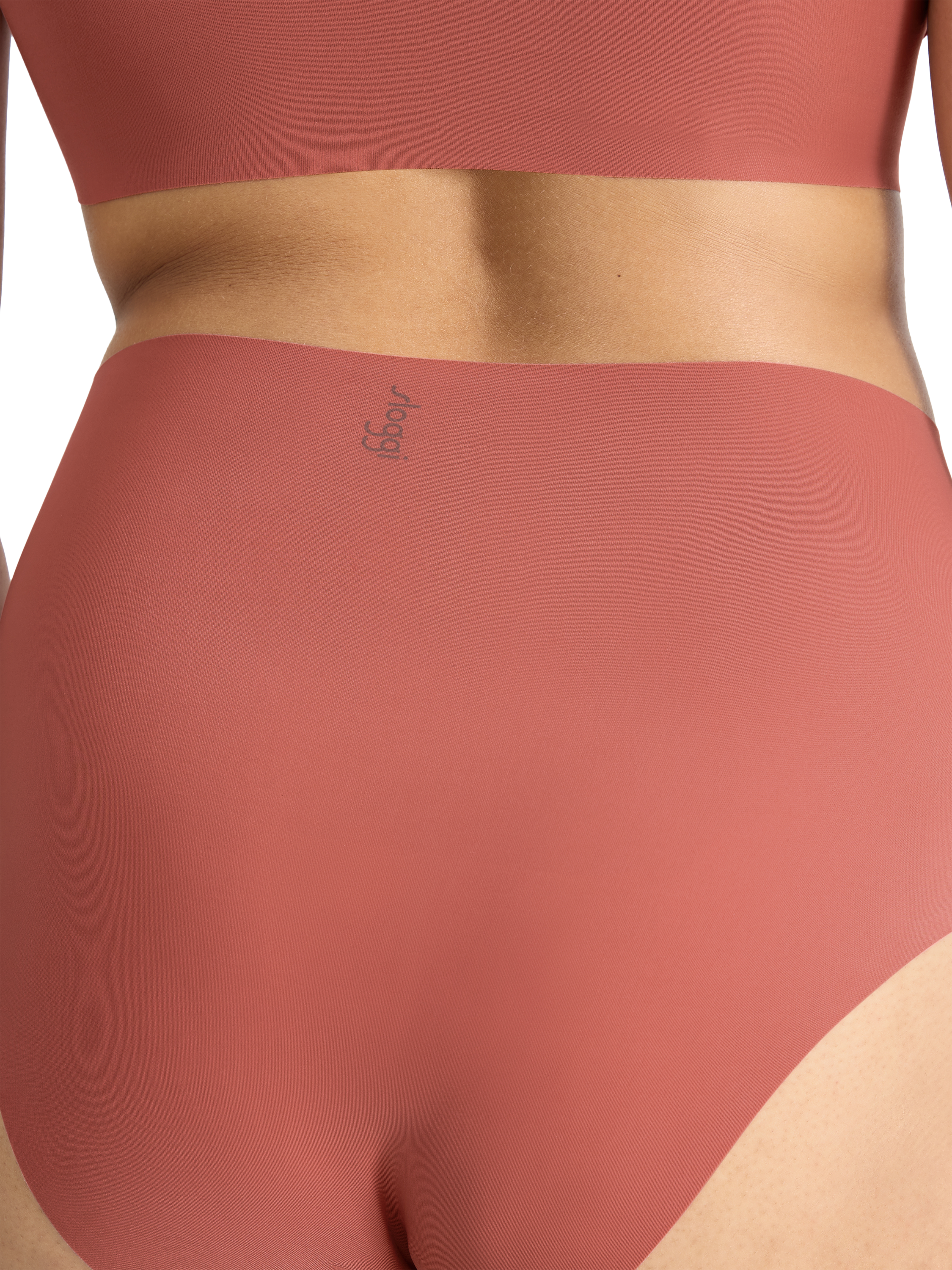Product image 5 of 6, which shows sloggi ZERO Feel 2.0 High Waist Knickers, Candid Orange, XXL