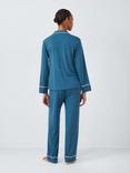 John Lewis Blanket Stitch Long Pyjama Set