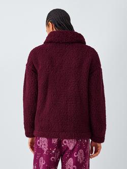 John Lewis Full Zip Borg Fleece - view 2, Fig