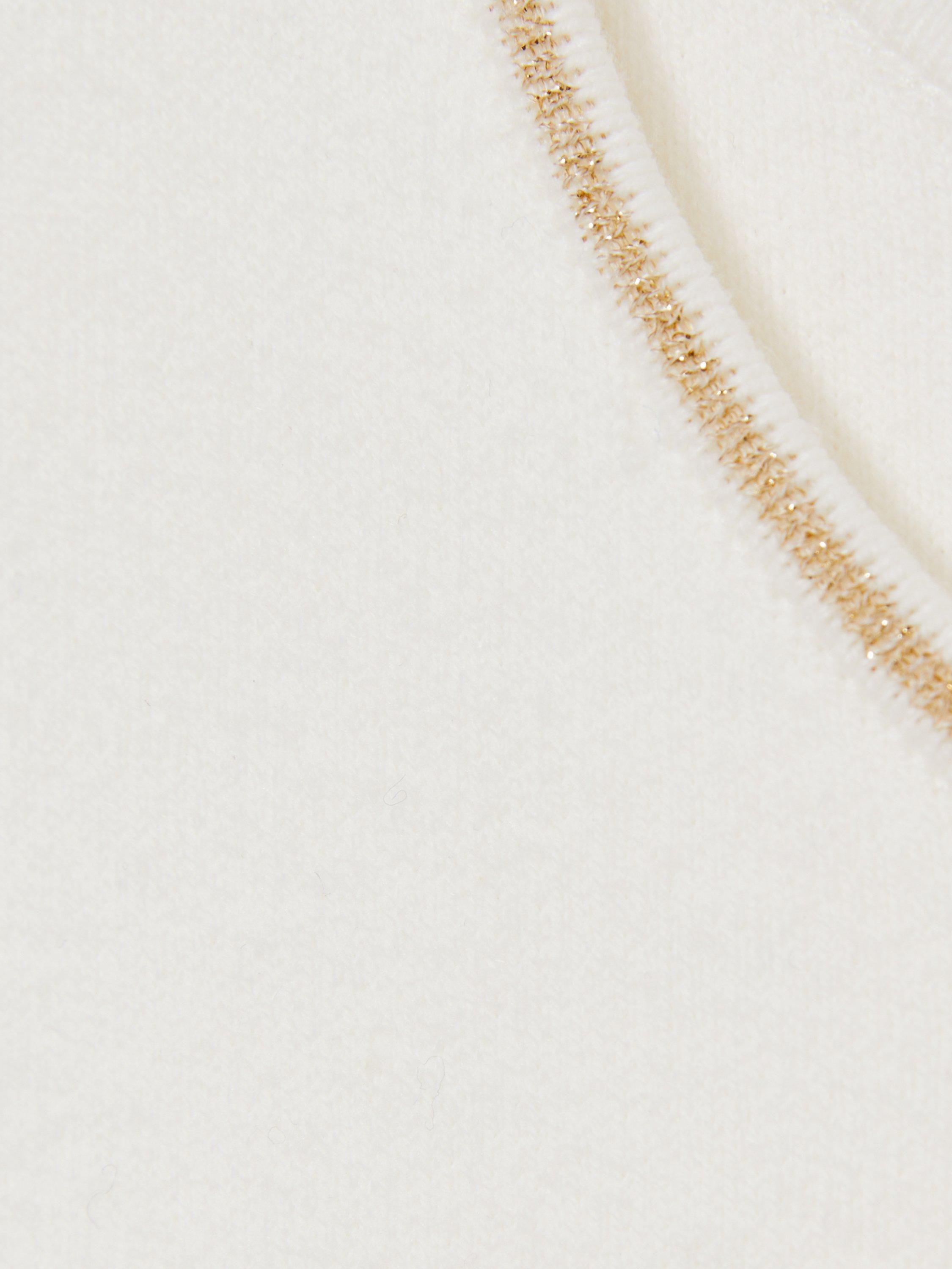 Product image 2 of 5, which shows Reiss Nilo Seam Detail Knit Dress, Ivory, XS