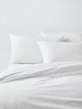 John Lewis Crisp & Fresh 400 Thread Count Organic Cotton Duvet Cover Set, White