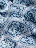 Mint Velvet Geometric Floral Lightweight Scarf, Blue