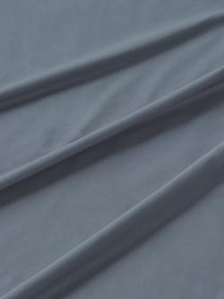 John Lewis Crisp & Fresh 400 Thread Count Organic Cotton Fitted Sheet - view 2, Steel