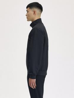 Fred Perry Brentham Zip-Through Sports Jacket, Black - view 2, Black