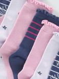 John Lewis Kids' Unicorn Ankle Socks, Pack of 7, Lilac