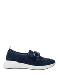 Moda in Pelle Basil Slip On Shoes, Navy