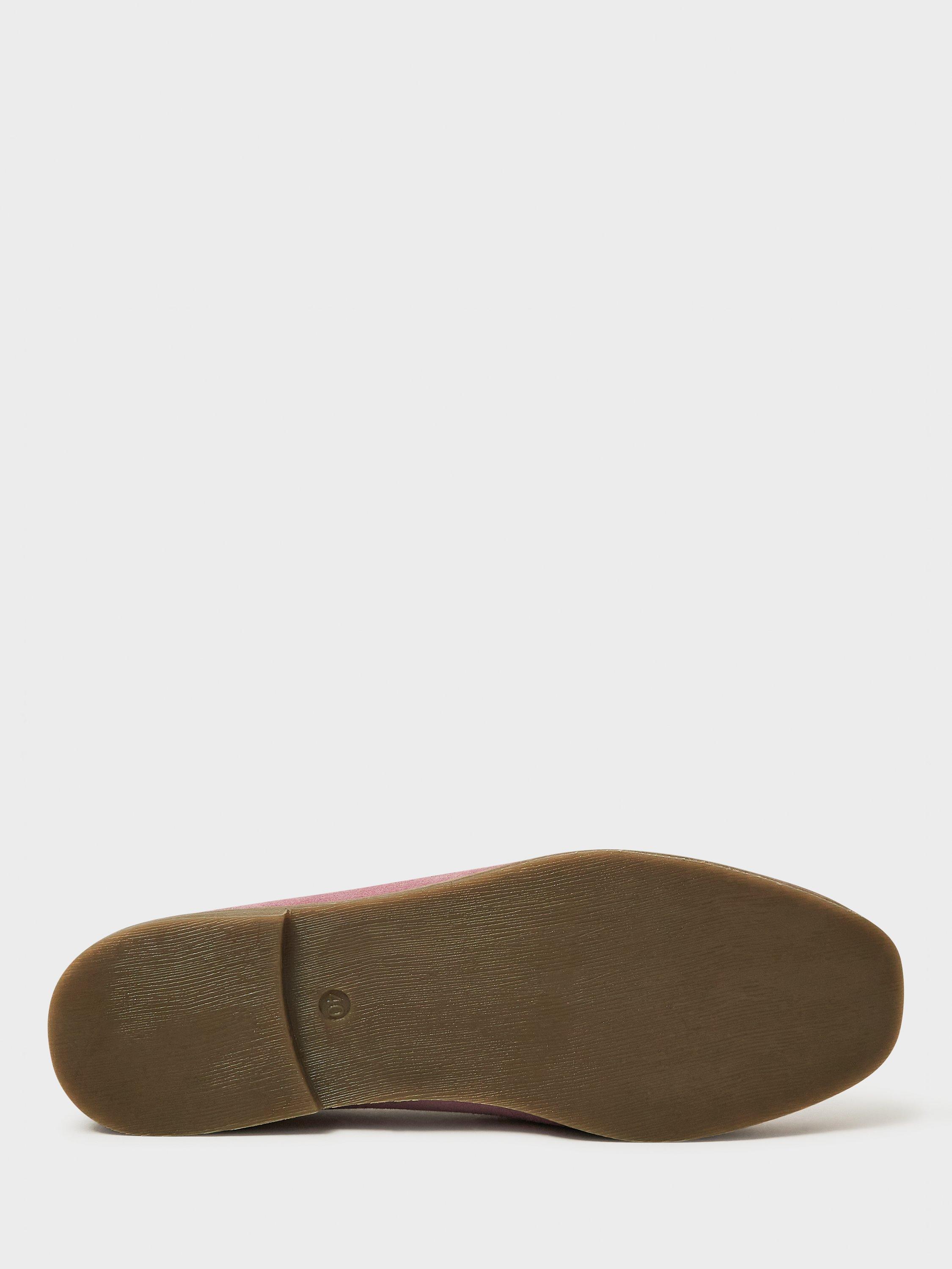 Product image 2 of 4, which shows Crew Clothing Suede Loafer Mules, Rose Pink, 8