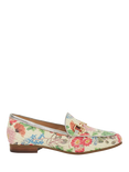 Dune Glair Raffia Loafers, Multi