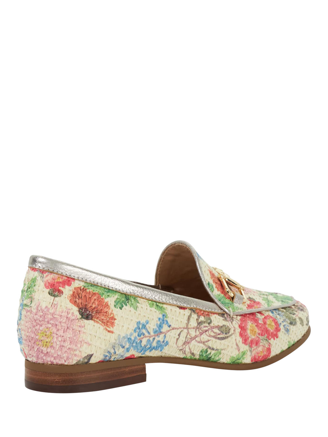 Product image 4 of 5, which shows Dune London Glair Raffia Loafers, Multi, EU38